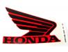 Fuel tank HONDA wing decal, Righr hand for Red models