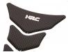 Image of Accessory tank pad, Carbon fibre look featuring the HRC logo