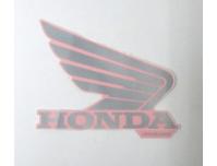 Image of Fuel tank emblem for Red tank, Right hand. Colour code R-247M