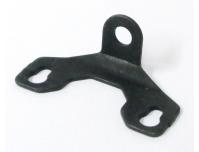 Image of Brake pad hanger pin retaining plate for rear caliper