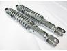 Shock absorber set with chrome spring