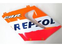 Image of Fairing Middle Left hand panel / Inspection panel in Repsol colours
