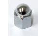 Shock absorber top chrome domed fixing nut