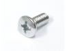 Clutch outer cover chrome plate retaining screw