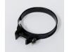 Inlet manifold rubber retaining clamp